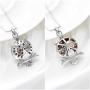 Cremation Jewelry Urn Pendant Necklace with Hollow Urn Cremation Jewelry for Ashes Owl Shape Pet Cremation Jewelry