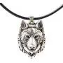 HAQUIL Wolf Necklace - Metal Alloy, Spirit Wolf Head Pendant - PU Leather Cord - Teen Wolf Merchandise HAQUIL Wolf Necklace - Metal Alloy, Spirit Wolf Head Pendant - PU Leather Cord - Teen Wolf Merchandise