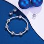 NINGAN Letter Alphabet Charm 925 Sterling Silver A-Z Initial Beads Fits Womens Europeans Bracelet and Necklace