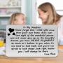 PENQI to My Daughter Jewelry from Mom Believe in Yourself As Much As I Believe in You Wallet Card Love Mom Jewelry Mother and Daughter Gift