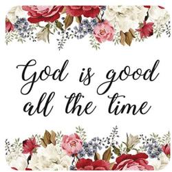 Christian Religious Rubber Bracelet with Card, 2 1/4 Inch