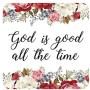 Christian Religious Rubber Bracelet with Card, 2 1/4 Inch