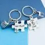 Her Buck His Doe Couple Keychain Promise Gift Funny Wedding Jewelry Gifts Her Buck His Doe Couple Keychain Promise Gift Funny Wedding Jewelry Gifts