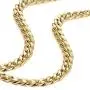 URBAN JEWELRY Polished Stainless Steel Mens Curb Chain Necklace in Variety of Sizes and Colors