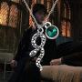 AKTAP HP Inspired Horcrux Crest Necklace TV Movie Jewelry Gift for Fans