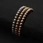 Stainless Steel Bead Elastic Bracelet Stainless Steel Bead Elastic Bracelet