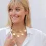 ELEARD Gold Chain Necklace Bracelet Set for Women Girls Adjustable Paperclip Link Boho Choker Necklace with Lock Heart Disc Pendant Dainty Chunky Chain Punk Necklaces Jewelry Birthday Party Gifts ELEARD Gold Chain Necklace Bracelet Set for Women Girls Adjustable Paperclip Link Boho Choker Necklace with Lock Heart Disc Pendant Dainty Chunky Chain Punk Necklaces Jewelry Birthday Party Gifts