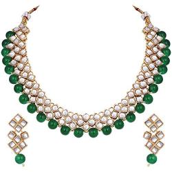 Aheli Stylish Bollywood Wedding Party Wear Necklace Earring Set Indian Ethnic Traditional Jewelry for Women