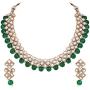 Aheli Stylish Bollywood Wedding Party Wear Necklace Earring Set Indian Ethnic Traditional Jewelry for Women