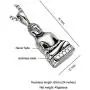 SINLEO Mens Stainless Steel Meditation Tibetan Buddha Pendant Necklace Amitabha Amulet Religious Jewelry SINLEO Mens Stainless Steel Meditation Tibetan Buddha Pendant Necklace Amitabha Amulet Religious Jewelry