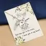 Joycuff God Has You in His Arms I Have You in My Heart Memorial Gifts for Loss of Loved One Stainless Steel Silver Pendant Necklace Sympathy Gifts for Women Sister