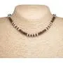 BlueRica Brown Coconut Wood and Puka Shell Beads Necklace BlueRica Brown Coconut Wood and Puka Shell Beads Necklace