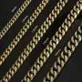 PY BLING Mens Heavy Miami Cuban Link Chain Choker 14k Gold Plated Hip Hop Thick Stainless Steel 8mm-16mm Necklace/Bracelet PY BLING Mens Heavy Miami Cuban Link Chain Choker 14k Gold Plated Hip Hop Thick Stainless Steel 8mm-16mm Necklace/Bracelet