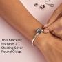 PANDORA Jewelry Bangle Charm Sterling Silver Bracelet