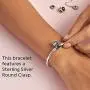 PANDORA Jewelry Bangle Charm Sterling Silver Bracelet