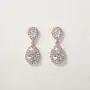 SWEETV Cubic Zirconia Teardrop Bridal Earrings, Rhinestone Dangle Earrings for Wedding Prom Anniversary SWEETV Cubic Zirconia Teardrop Bridal Earrings, Rhinestone Dangle Earrings for Wedding Prom Anniversary