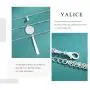 Yalice Multi-Layered Round Disc Necklace Chain Vertical Bar Pendant Necklaces Jewelry for Women and Girls Yalice Multi-Layered Round Disc Necklace Chain Vertical Bar Pendant Necklaces Jewelry for Women and Girls