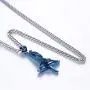 U7 Ion-Plating Blue Upside Down Crucifix Cross Pendant Satanic Jewelry Inverted Cross Necklace with 3mm Rope Chain 24'' U7 Ion-Plating Blue Upside Down Crucifix Cross Pendant Satanic Jewelry Inverted Cross Necklace with 3mm Rope Chain 24''