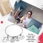 WENATA Funny Mail Lady Gift Mail Carrier Bracelet Be Nice to Your Mail Lady Postal Worker Bracelet Jewelry Mail Lady Thank You Gift for Postal Worker