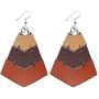 TIDOO Jewelry Elegant Leather Earrings for Women