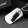 HZMAN Stainless Steel Celtic Cross Bullet Cremation Jewelry Keepsake Memorial Ash Urn Necklace