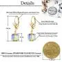 Swarovski Crystal Cube Drop Earrings for Women Leverback Dangle Earrings 14K Gold Plated Hypoallergenic Jewelry Swarovski Crystal Cube Drop Earrings for Women Leverback Dangle Earrings 14K Gold Plated Hypoallergenic Jewelry