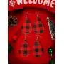 8 Pairs Christmas Plaid Earrings Faux Leather Dangle Earrings Checkered Teardrop Earrings Lightweight Plaid Leather Earrings for Women 8 Pairs Christmas Plaid Earrings Faux Leather Dangle Earrings Checkered Teardrop Earrings Lightweight Plaid Leather Earrings for Women