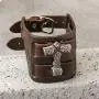 HAQUIL Viking Bracelet for Men - Viking Mjolnir Pendant - Nordic Brown Wide Leather Wristband HAQUIL Viking Bracelet for Men - Viking Mjolnir Pendant - Nordic Brown Wide Leather Wristband