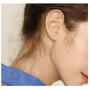 GULICX Silver Hoop Earrings for Women, 3 Pairs 925 Sterling Silver Gold Hoop Earrings Set for Girls, Hypoallergenic Small Sleeper Cartilage Hoops Rings, Thickness 1.2 mm, Diameter 8mm.10mm.12 mm