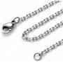 Jovivi Urn Necklace for Ashes Men Women Stainless Steel Bottle Cylinder Container Memorial Keepsake Pendant Cremation Jewelry