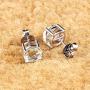 Green Amethyst 3.55 Ct Round 925 Sterling Silver Stud Earrings Christmas Gifts For Women By Orchid Jewelry