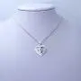 Asiarhyme 3 Custom Names Birthstone Necklaces for Women,925 Sterling Silver Mom and Kids Name Necklace,Copper Heart Necklace for Mother and Daughters