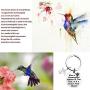 MAOFAED Hummingbird Gift Hummingbird Memorial Gift Hummingbird Lover Gift Loss of Love One Gift When a Hummingbird Appears in Your Yard It is a Visitor from Heaven