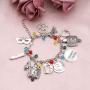 SEIRAA Fans Gift Vampire Diaries Movie Charm Bracelet Cosplay Costume Jewelry for Women Girls