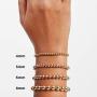 Gold Beaded Bracelets for Women, 14K Gold Plated Bead Ball Layered Bracelets Set Copper Beads Stackable Elastic Stretch Gold Bracelets Fashion Beaded Jewelry