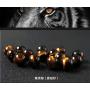 Red Brown Tiger Eye Natural Stone Crystal Beaded Chakra Obsidian Stretch Bracelets for Men Women Protection Luck Prosperity Jewelry