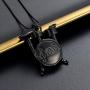 Unique Drum Set Music Charm Necklace Urn Pet/Human Cremation Pendant Necklace Jewelry for Ashes Cremation Jewelry