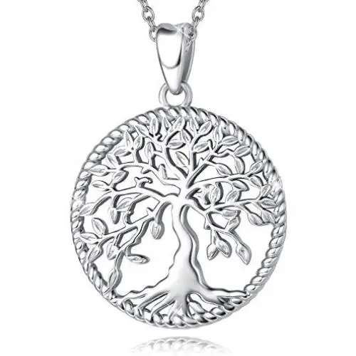 Agvana 925 Sterling Silver Tree of Life Dainty Pendant Necklace Mothers Day Gifts for Mom Family Tree Necklace Anniversary Birthday Gifts for Women Girls Wife Grandma Lover Her with Velvet Bag Agvana 925 Sterling Silver Tree of Life Dainty Pendant Necklace Mothers Day Gifts for Mom Family Tree Necklace Anniversary Birthday Gifts for Women Girls Wife Grandma Lover Her with Velvet Bag
