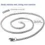 Besteel 2-5mm Womens Mens Stainless Steel Rolo Cable Wheat Chain Link Necklace 16-36 Inch