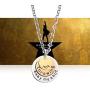 Not Throwing Away My Shot, Hamilton Necklace Gifts, Hamilton Charm Rise Up Necklace, Tri-Layer Broadway Musical Merchandise Jewelry for Hamilton Fans, Theatre Souvenirs for Girls Women Kids Children
