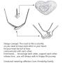 HIXIN Initial Letter V Necklac 18K Rose Gold Plated First Name Chain Choker Necklace with Handshake Embrace Pendant Barber Necklace Jewelry Gift for Womens or Girl