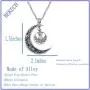 BEKECH Outlander Inspired Jewelry Sassenach Gift Crescent Moon Charm Scottish Thistle Pendant Necklace Sassenach Scottish Outlander Gift BEKECH Outlander Inspired Jewelry Sassenach Gift Crescent Moon Charm Scottish Thistle Pendant Necklace Sassenach Scottish Outlander Gift