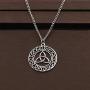 CENWA Outlander Inspired Jewelry Celtic Knot Cross Pendant Necklace Outlander Claire Fraser Necklace Sassenach Scottish Outlander Gift