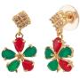 Sansar India Sleek Lightweight Necklace Earrings Indian Jewelry Set for Girls and Women