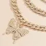 Ingemark Bling Cuban Link Chain Choker Necklace for Girls Women Sweet Pendant Necklace New Year Festivals Jewelry Gifts Ingemark Bling Cuban Link Chain Choker Necklace for Girls Women Sweet Pendant Necklace New Year Festivals Jewelry Gifts