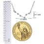 H.ZBRUJ Chic 925 Silver Necklace Aries Zodiac Sign for Women CZ Pendant Necklace