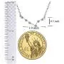 H.ZBRUJ Chic 925 Silver Necklace Aries Zodiac Sign for Women CZ Pendant Necklace
