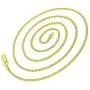 GM Jewelry 18K Gold Plated Curb/Cuban Link Chain Necklace Men Women Teens Children