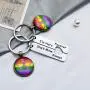 LGBT Keychain Set Gay Pride Rainbow Gift Gay Lesbian Couples Jewelry Set I’m Hers Forever She’s Mine Always Keychain Wedding Gift for LGBT LGBT Keychain Set Gay Pride Rainbow Gift Gay Lesbian Couples Jewelry Set I’m Hers Forever She’s Mine Always Keychain Wedding Gift for LGBT