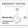 RareLove Valentines Gifts for Girlfriend Interlocking Two Hearts Crystal Embed Hook Dangle Earrings Statement Jewelry For Women Girls Silver Alloy Plated RareLove Valentines Gifts for Girlfriend Interlocking Two Hearts Crystal Embed Hook Dangle Earrings Statement Jewelry For Women Girls Silver Alloy Plated